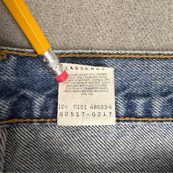 Vintage Y2K Levis 517 Jeans Mens 34x31 (Fits 32x30) Bootcut Fade Wallet Mark 90s - Picture 7 of 13